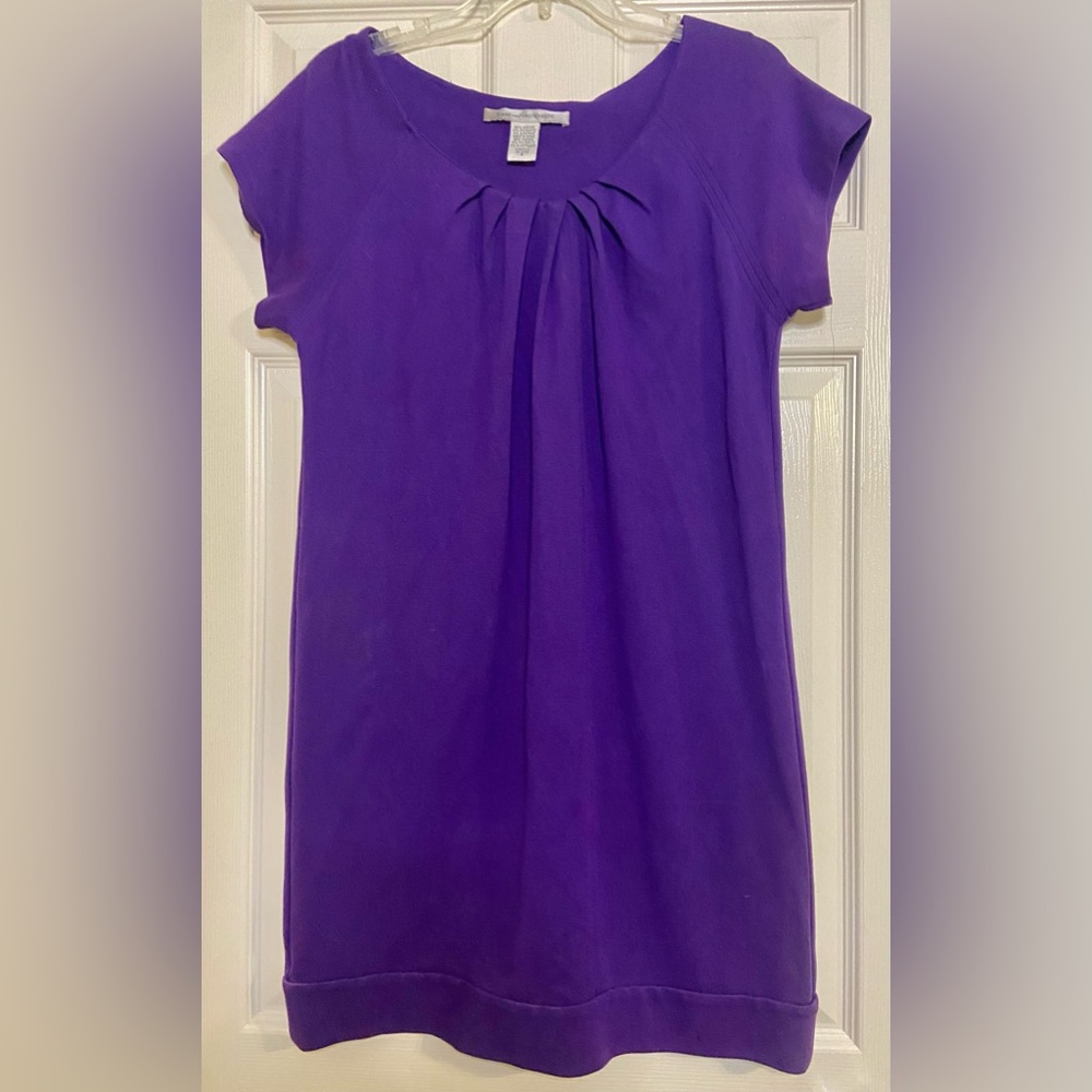 DIANE VON FURSTENBERG Womens Sz 8 Purple Sheath Dress